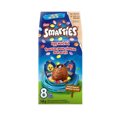 Nestlé Smarties Trousse De Chasse Aux Œufs De Pâques En Chocolat 140 g, 9,29 $/100g