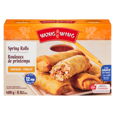 Wong Wing Spring Rolls Chicken 486 g, $1.85/100g