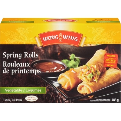 Wong Wing Spring Rolls Vegetable 486 g, $1.85/100g