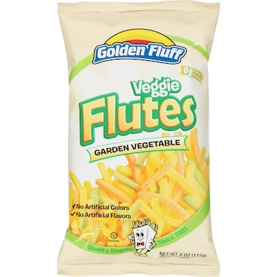 Golden Fluff Veggie Flutes Garden Vegetable 113 g, $5.30/100g