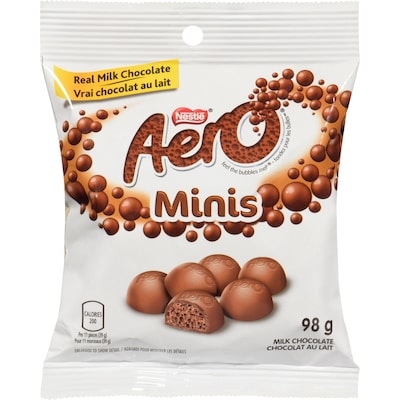 Aero Milk Chocolate Minis 98 g, $4.58/100g