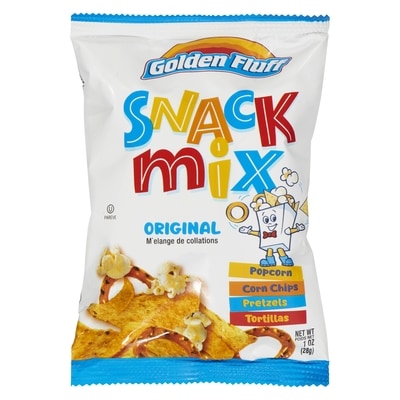 Golden Fluff Snack Mix Original 28 g, $3.54/100g