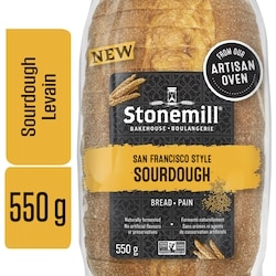Stonemill San Francisco Style Sourdough Bread 550 g, $1.03/100g