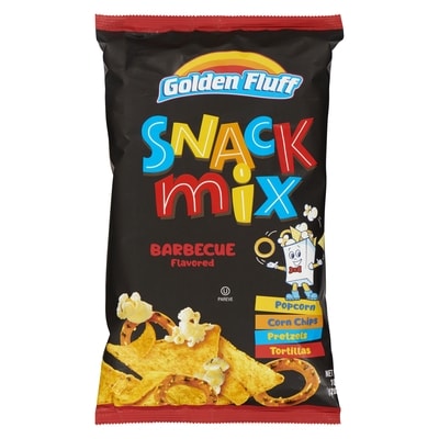 Golden Fluff Snack Mix Barbecue Flavored 283 g, $2.47/100g