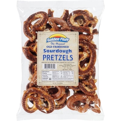 Golden Fluff Old Fashioned Sourdough Pretzels 340 g, $2.35/100g