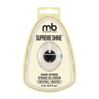 M&B Quality Shoe Care Supreme Shine Sponge Neutral 1 ea, $7.00/1ea