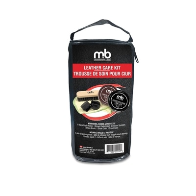 M&B Quality Shoe Care Leather Care Travel Kit Black 1 ea, $20.00/1ea