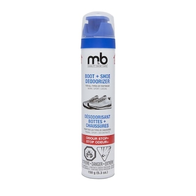M&B Quality Shoe Care Odour Stop+ Boot & Shoe Deodorizer Clear 1 ea, $10.00/1ea