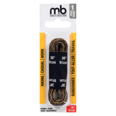 M&B Quality Shoe Care Shoe Lace 36-inch 1 ea, $4.00/1ea