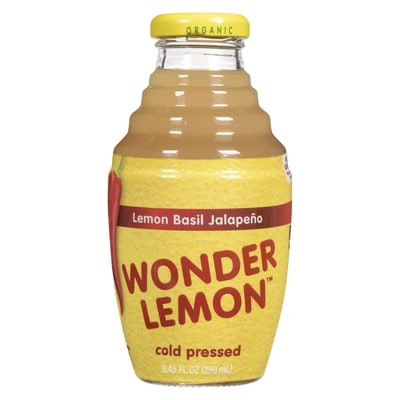 Wonder Lemon 100% Organic Juice Lemon Basil Jalapeño 250 ml, $2.20/100ml
