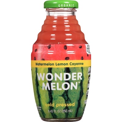 Wonder Melon Jus de melon d'eau 100% biologique et citron cayenne 250 ml, 2,40 $/100ml