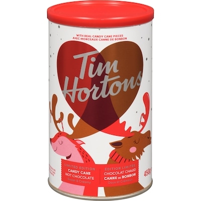Tim Hortons Hot Chocolate Beverage Mix Candy Cane Limited Edition 450 g, $1.89/100g