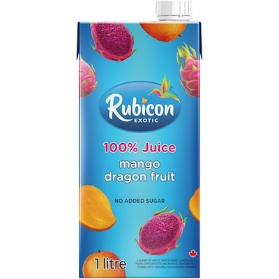 Rubicon Mango Dragon Fruit 100% Juice Blend 1 l, $0.25/100ml