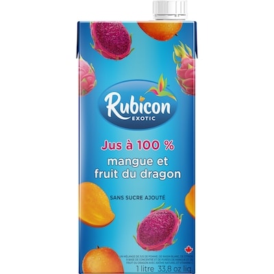 Rubicon Mélange de jus à 100 % à la mangue et au fruit du dragon 1 l, 0,25 $/100ml