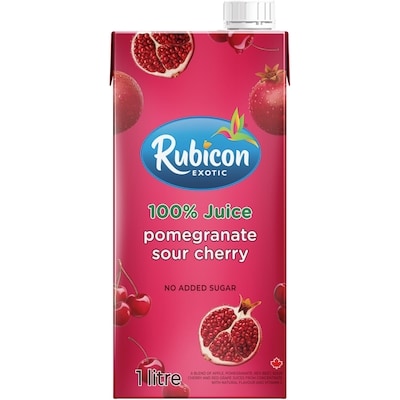 Rubicon Pomegranate Sour Cherry 100% Juice Blend 1 l, $0.25/100ml