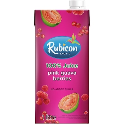 Rubicon Pink Guava Berries 100% Juice Blend 1 l, $0.28/100ml