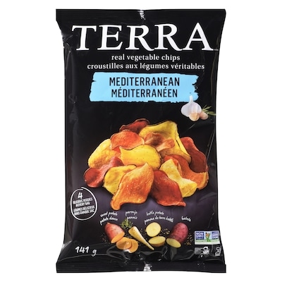 Croustilles aux légumes méditerranéen