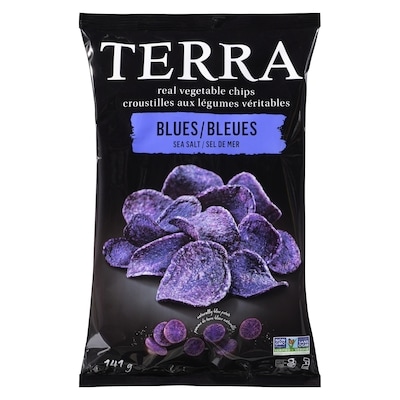 Terra Vegetable Chips Blues 141 g, $4.60/100g