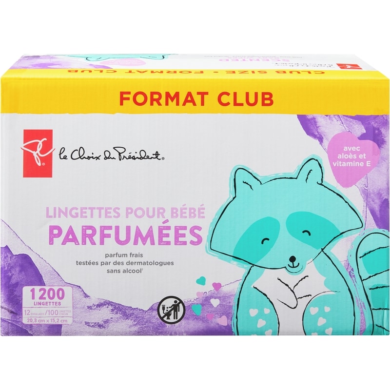 Fresh Scent Baby Wipes Club Size 1200 Pack