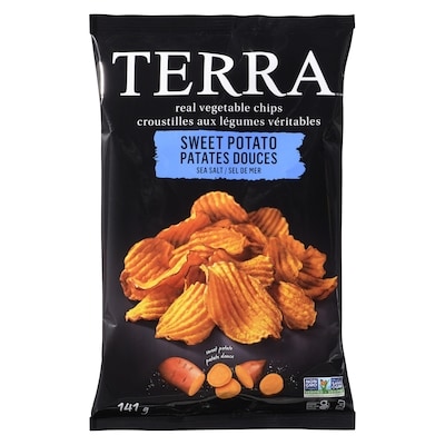 Terra Krinkle Cut Sweet Potato Vegetable Chips 141 g, $4.25/100g