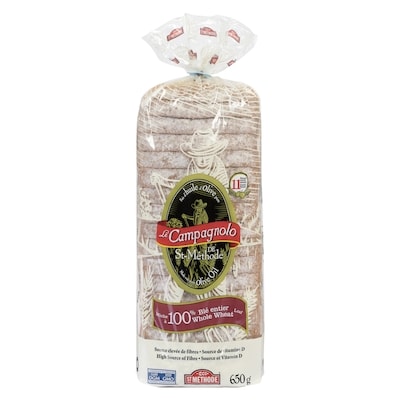 St Méthode Miche à 100% blé entier 650 g, 0,77 $/100g