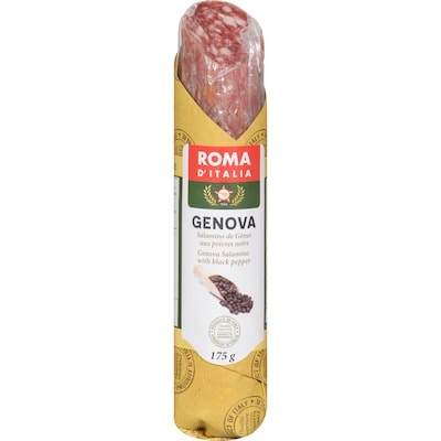 Roma Roma d'Italia Salamino de Gênes aux poivres noirs 175 g, 5,99 $/100g