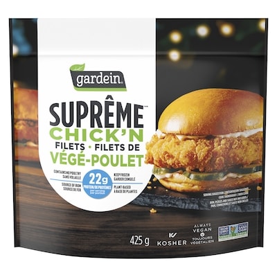 Gardein Suprême Chick'n Filets 425 g, $2.59/100g
