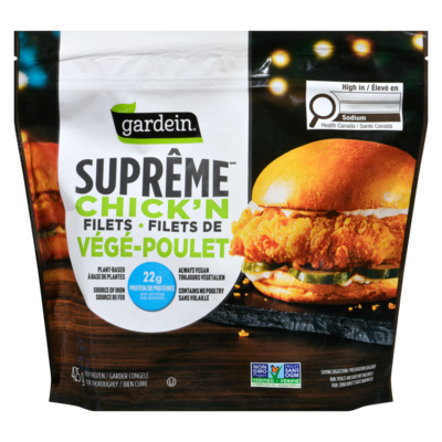 Gardein Suprême filets de végé-poulet 425 g, 2,82 $/100g