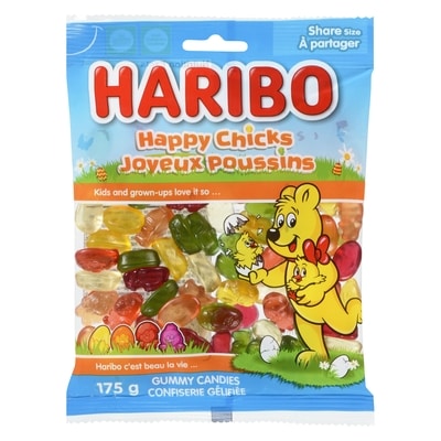 Haribo Happy Chicks Gummy Candies Share Size 175 g, $2.45/100g