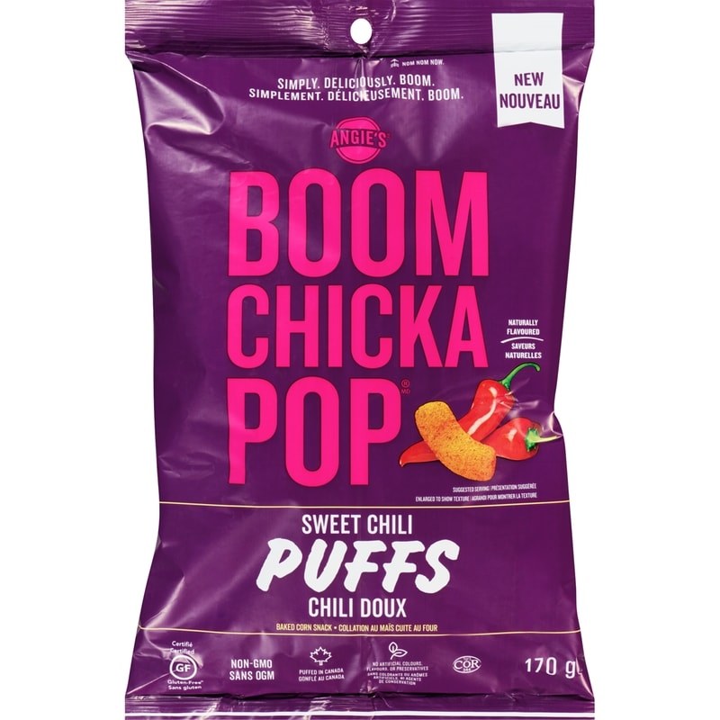Boomchickapop Baked Corn Snack Sweet Chili Puffs