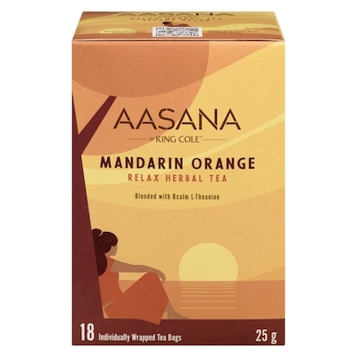Aasana Relax Herbal Tea Mandarin Orange 25 g, $27.96/100g
