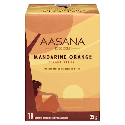 Aasana Tisane relax mandarine orange 25 g, 27,96 $/100g