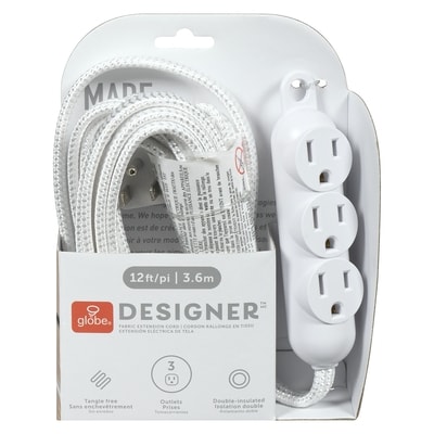 Globe Electric 3.6m Outlet 1 ea, $16.00/1ea