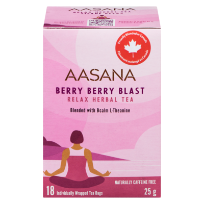 Aasana Relax Herbal Tea Berry Berry Blast 25 g, $27.96/100g