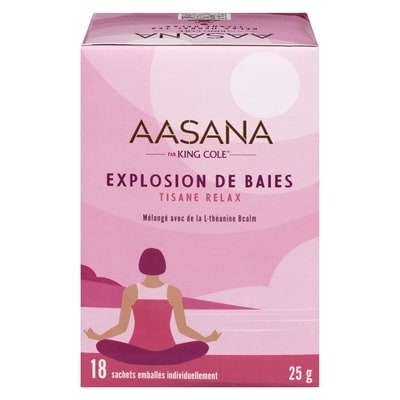 Aasana Relax Herbal Tea Berry Berry Blast 25 g, $27.96/100g
