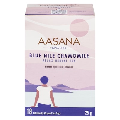 Aasana Relax Herbal Tea Blue Nile Chamomile 25 g, $27.96/100g