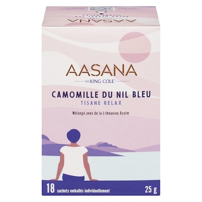 Aasana Tisane relax camomille du nil bleu 25 g, 27,96 $/100g