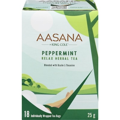 Aasana Relax Herbal Tea Peppermint 25 g, $27.96/100g