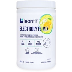 LeanFit Poudre d'hydratation aux electrolytes 381 g, 9,45 $/100g