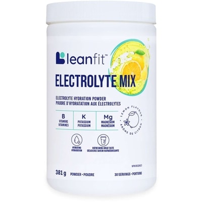 LeanFit Poudre d'hydratation aux electrolytes 381 g, 9,97 $/100g