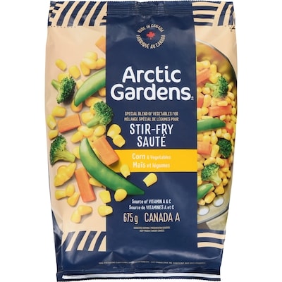 Arctic Gardens Mélange spécial de légumes pour sauté maïs et légumes 675 g, 0,59 $/100g