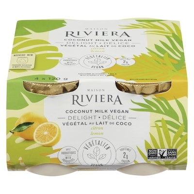 Riviera Vegan Delight Coconut Milk, Lemon 4x120.0 g, $1.56/100g