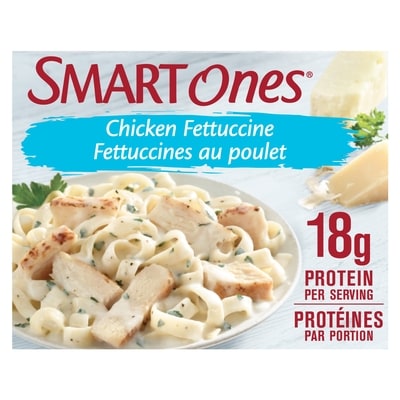 Smart Ones Repas surgelé, fettuccine au poulet, boîte 262 g, 1,72 $/100g