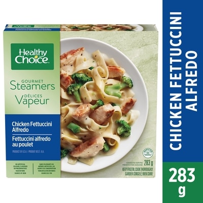 Healthy Choice Délices vapeur fettuccini alfredo au poulet 283 g, 2,05 $/100g