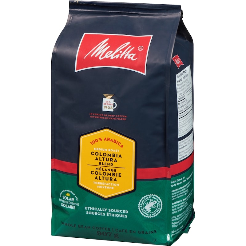 Whole Bean Coffee Medium Roast Colombia Altura Blend