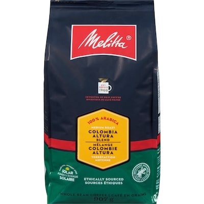 Melitta Café en grains mélange colombie altura torréfaction moyenne 907 g, 3,86 $/100g