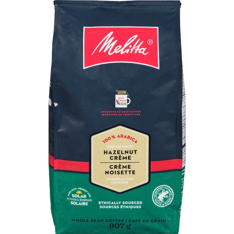 Whole Bean Coffee Medium Roast Hazelnut Crème
