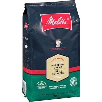 Whole Bean Coffee Medium Roast Hazelnut Crème
