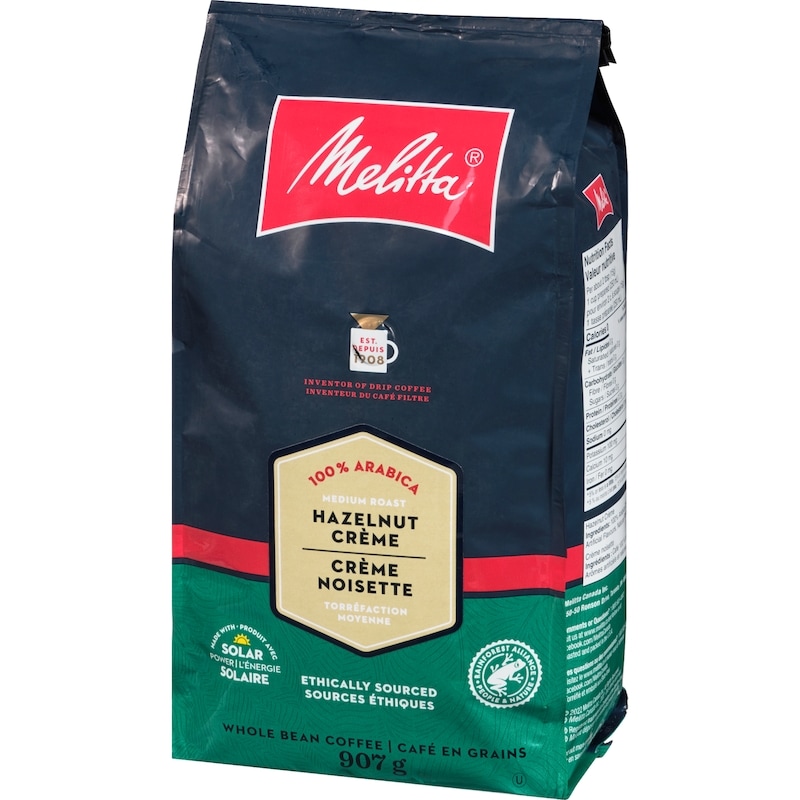 Whole Bean Coffee Medium Roast Hazelnut Crème