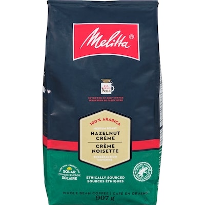 Melitta Café en grains crème noisette torréfaction moyenne 907 g, 3,86 $/100g
